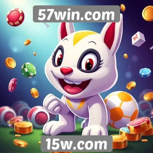 Visão geral das opções de jogos em 57win